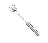 Acciaio Inox Mano Pressione Rotante Mixer Semi-Automatico Caffè Latte Mix Uova Sbattitore Miscelatore A Mano Cucina Strumenti di CotturaTrattamento Pratico