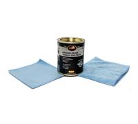 Acciaio Inox Metallo Detergente Autosol 750 ML Lattina + Panno Microfibra