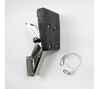 Acciaio Inox Motore Fuoribordo Supporto Barca, Massimo 20hp/30kg + Gratis Safety