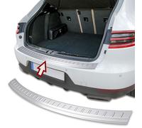 Acciaio Inox Opaco Protezione Paraurti per Porsche Macan Da 2014- Con Bisello