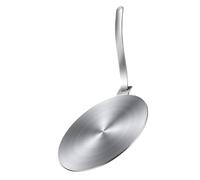 Acciaio Inox Piastra Diffusore di Calore per Induzione e Fornello | Disco Conduttore, Riscaldamento Rapido e Uniforme, per Pentole in Terracotta e Smalto, Argento