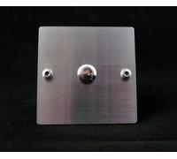 Acciaio Inox Piastra per Campanello Porta Pulsanti Moderno Wow