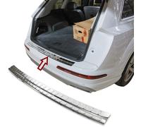 Acciaio Inox Protezione Paraurti per Audi Q7 II Da 2015 Tipo 4M Lucidato +