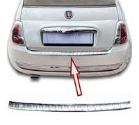 Acciaio Inox Protezione Paraurti per Fiat 500 500C 2007-2015 Lucidato + Bisello