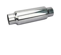 Acciaio Inox Punta Trim Accessori per auto Scarico 2 2.25 2.5 3 '' Tubo di scarico in acciaio inossidabile con ritaglio a flusso elevato Tubo Scarico Accessori(76x101x76)