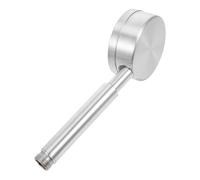 Acciaio Inox Soffione Doccia Manuale, Risparmio Idrico, Alta Pressione | Getto Potente, Installazione Semplice, Uso Domestico in Bagno, Testina Multigetto, Colore Argento