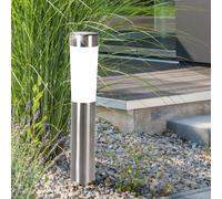 Acciaio Inox Solare Pavimento Luce con Picchetto Esterna Luci Giardino Batteria