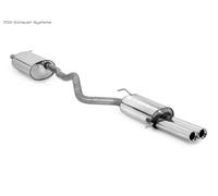 Acciaio Inox Sportauspuff-Komplettanlage da Kat VW T6 4motion 2x80mm