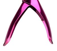 Acciaio Inox Tronchese per Unghie Finte a U per Manicure 2 Pezzi | Taglio Netto e Presa Ergonomica, per Unghie Gel e Acriliche, Uso Salone Art