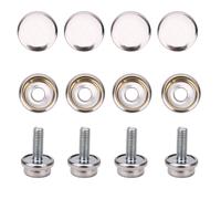 Acciaio Inox Vite Bottoni Automatici Set 5mm/12mm Tappo Presa Chiusure 10-100