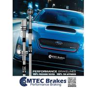 Acciaio Intrecciato Tubi Freno Zincato MTEC Performance Di Toyota MR2 AW11 85-89
