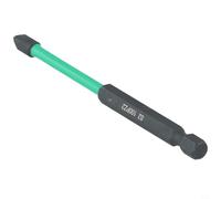 Acciaio legato per punte PZ2 per Pozidriv 25 50 75 90 100 150 mm con geometria della punta migliorata per un maggiore impegno e controllo delle viti (100 mm)