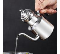 Acciaio Olio Aceto Dispenser Salsa Dispenser con Beccuccio Casa Durevole