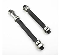 Acciaio Per Mozzo Della Bicicletta Asse Anteriore e Posteriore Set 108/145mm con Sgancio Rapido per Montagna Per Bici, Argento Durabilità E Professionale