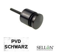 Acciaio Punto di Fissaggio Ø50 PVD Nero V2A 8-17,52 Connettore Flessibile Vetro