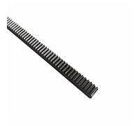 acciaio rack 2pz 1Mod 1 Modulo 12x12x500mm alta precisione dell'ingranaggio + 2pz 1M 25teeth 30tooth pignone cremagliera CNC mod 1 for diy Tornio,Uso durevole(10mm,40 Teeth)