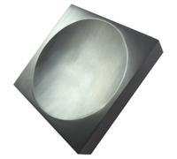 Acciaio Solido Doming Bench Blocco Incudine Concavo Scanalatura 10.2cm x 1.9cm