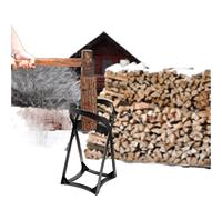 Acciaio spaccalegna da ardere strumenti per la lavorazione del legno Distributore manuale legna da ardere cuneo ascia W/striscia di gomma Distributore legna da ardere (colore: 27,4 cm interno 21,8 H