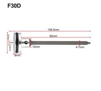 Acciaio Sparachiodi Pin per parti for T50DC/ST64/F30/P625B /1013J /422J 1pc