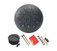 Acciaio Tongue Drum 11 Note Handpans Drum Acciaio al carbonio Chiaro E Crisps Suono Tamburo etereo Strumento Percussioni