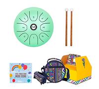 Acciaio Tongue Drum 5.5In 8 Note Tamburo etereo Tono C Tasti Handpan Drum Percussione Strumento Musicale Con Bacchetta
