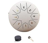 Acciaio Tongue Drum 8 Nota 6Inch Tamburo In Acciaio Strumento A Percussioni Con Bacchette E Per Educazioni Musicali Handpan