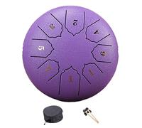 Acciaio Tongue Drum 8 Nota 6Inch Tamburo In Acciaio Strumento A Percussioni Con Bacchette E Per Educazioni Musicali Handpan