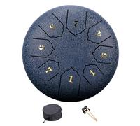 Acciaio Tongue Drum 8 Nota 6Inch Tamburo In Acciaio Strumento A Percussioni Con Bacchette E Per Educazioni Musicali Handpan