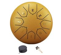 Acciaio Tongue Drum 8 Nota 6Inch Tamburo In Acciaio Strumento A Percussioni Con Bacchette E Per Educazioni Musicali