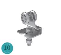 Acciaio Tor-Bauteile Scorrevole Porta Della Stalla 1-2 Metri che Pende 33x34x2