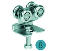 Acciaio Tor-Bauteile Scorrevole Porta Della Stalla 1-2 Metri che Pende 33x34x2