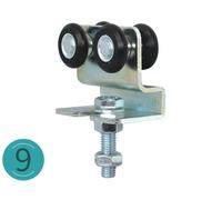 Acciaio Tor-Bauteile Scorrevole Porta Della Stalla 1-2 Metri che Pende 33x34x2