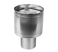 Acciaio Zincato Camino Cappuccio / Canna Fumaria Tappo/Condotto Tubo Parapioggia