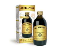 Dr Giorgini ACCIAIOVIS Liquido analcoolico - 200 ml (integratore di ferro liquido naturale, alta digeribilità, arricchito con vitamine, minerali ed estratti naturali)