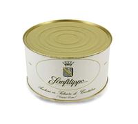 Acciughe Sottosale latta 4,5 kg I° barra sotto sale 11 pesci per strato Sanfilippo