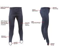Acclaim Athens Donna Ciclismo Non Imbottito Staffa Tie Up Riflettente Leggings