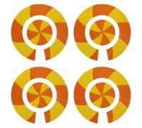 Acclaim Autoadesivo Spirale Bocce Bowling Identity Adesivi Completo Set Di 4