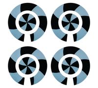 Acclaim Autoadesivo Spirale Bocce Bowling Identity Adesivi Completo Set Di 4