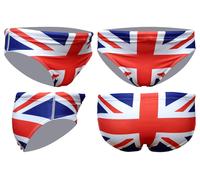 Acclaim Inglese Union Jack Stile SPORTS Fit 6cm Bandiera Slip Nuoto Boxer Uomo