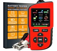Acclope BT90 PRO - Tester per batteria, 6 V/12 V/24 V, per AGM/EFB/GEL/LiFePO4, 2 - 360 Ah, 30 - 3800 CCA, con stampa cloud, test di avviamento, nero, SAE/EN/IEC/CA/MCA, SOH/SOC/tensione/resistenza