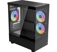 ACCM-ES09533.11 4711530966419 Aerocool Viewport Mini-G-BK-v4 ARGB, Chassis Tower