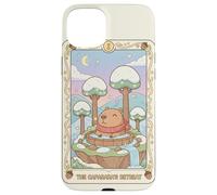 Accogliente Capybara Hot Spring Bath Cute Kawaii Mountain Tree Custodia per iPhone 15 Plus