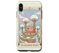 Accogliente Capybara Hot Spring Bath Cute Kawaii Mountain Tree Custodia per iPhone XS Max