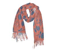 accogliente cashmere sentire sciarpe invernali per le donne natale per la donna Autunno Blu e Rosso Girasole e api chalinas para mujer