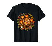 Accogliente Dormouse Autunno nella Foresta Berry Corona Maglietta
