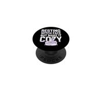 Accogliente Horror Estetica Spettrale Snuggly Spettrale Comfort PopSockets PopGrip Adesivo
