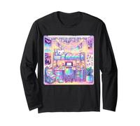 Accogliente Kawaii Dormitorio Pastello Studio Estetica Maglia a Manica