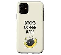 Accogliente lettore di misteri. Libri Caffè Naps Custodia per iPhone 11