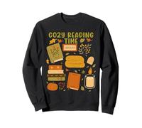 Accogliente Lettura Time Book Lover Hygge Art Felpa
