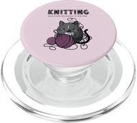 Accogliente Mistero Crochet Cat Knitting Perché L'omicidio è sbagliato PopSockets PopGrip per MagSafe